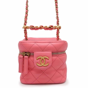 Chanel Vanity Pony-Style Calfskin Shoulder Bag (Pre-Owned)