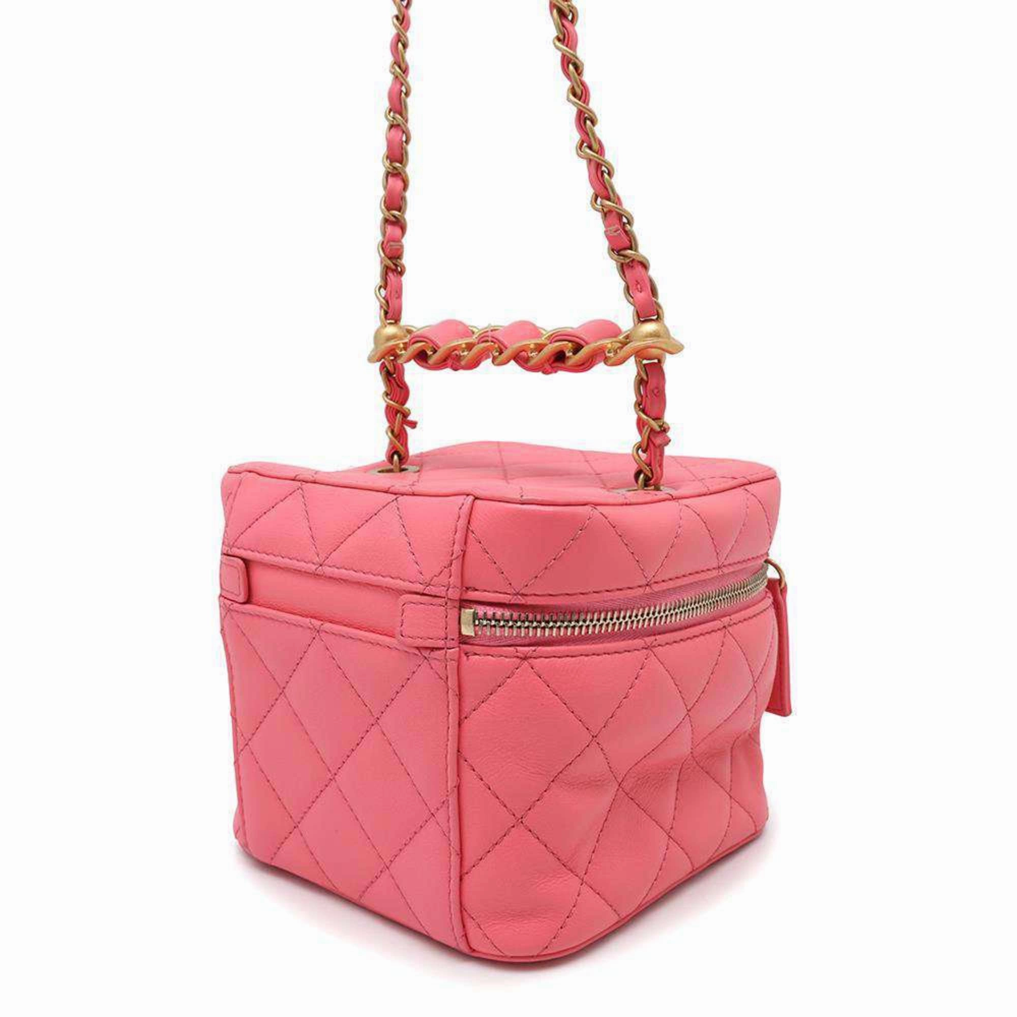 Chanel Vanity Pony-Style Calfskin Shoulder Bag (Pre-Owned)