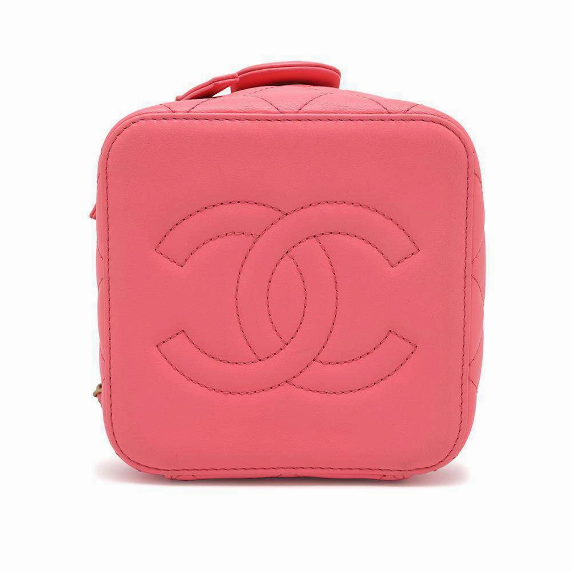 Chanel Vanity Pony-Style Calfskin Shoulder Bag (Pre-Owned)
