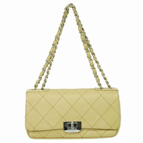 Chanel Wild Stitch Leather Shoulder Bag (Pre-Owned)