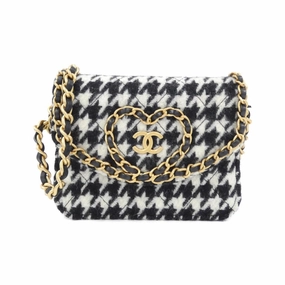 Chanel  Wool Tweed Shoulder Bag (Pre-Owned)