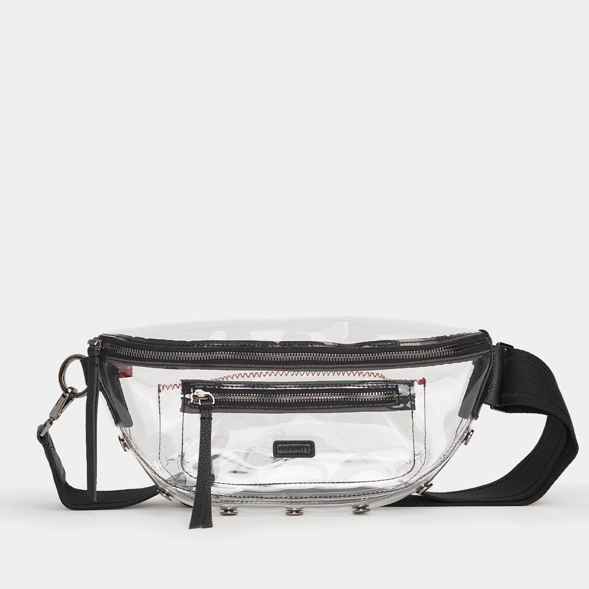 Charles Crossbody | Clear Black/Gunmetal | Med
