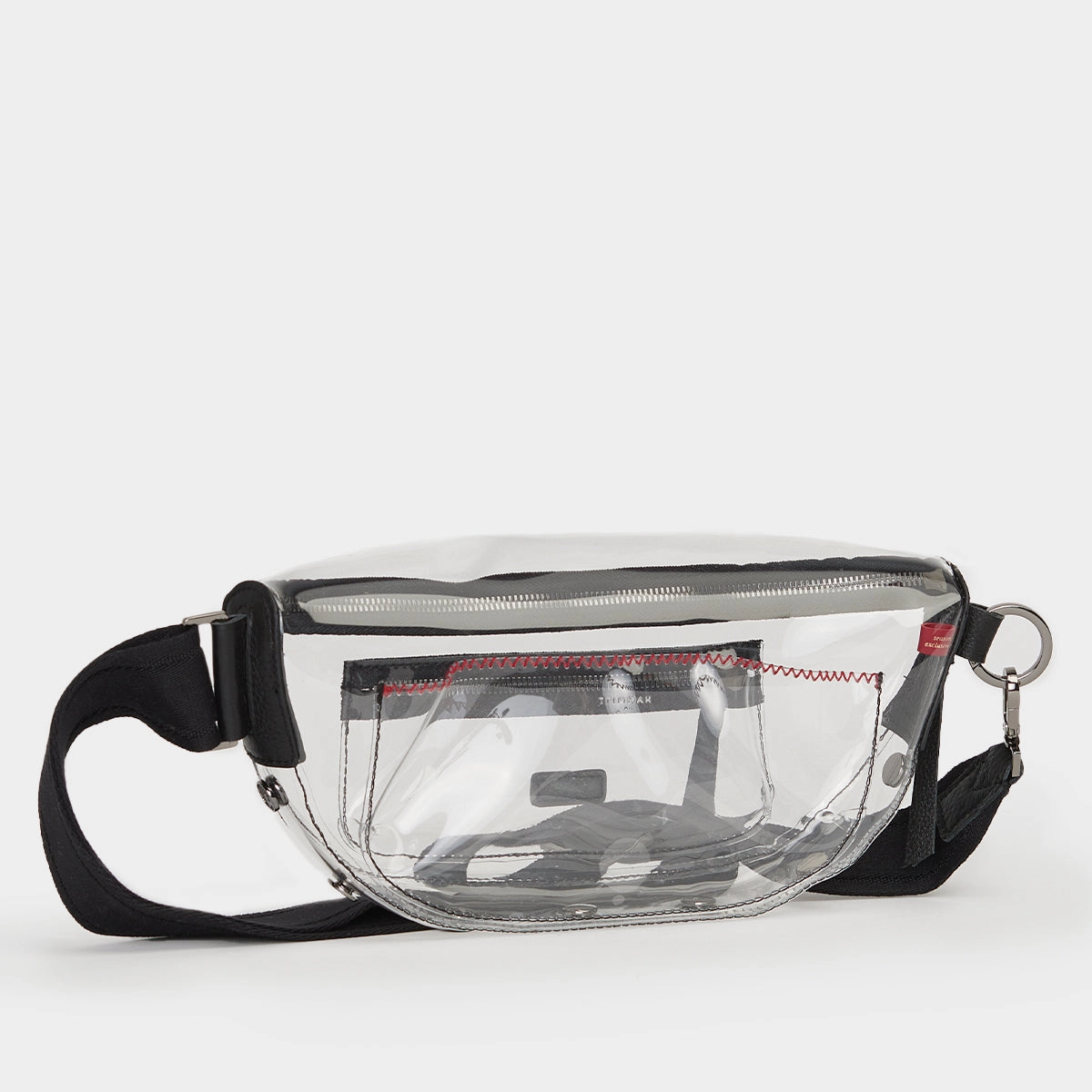 Charles Crossbody | Clear Black/Gunmetal | Med