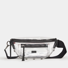 Charles Crossbody | Clear Black/Gunmetal | Med