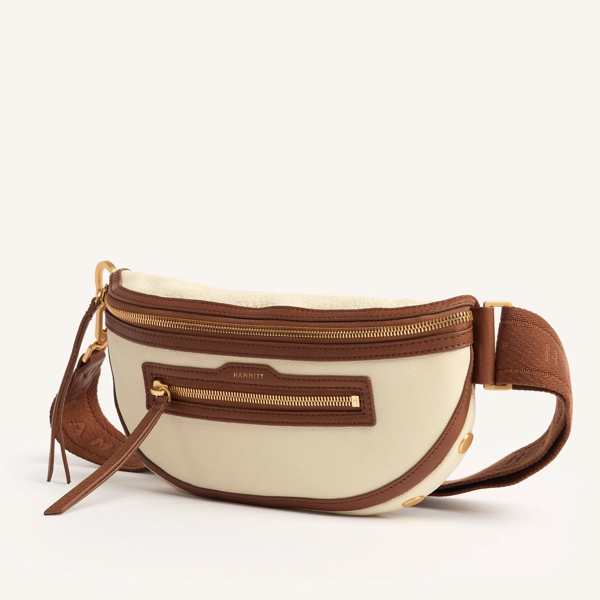 Charles Crossbody | Courtyard Cream/Brushed Gold | Med