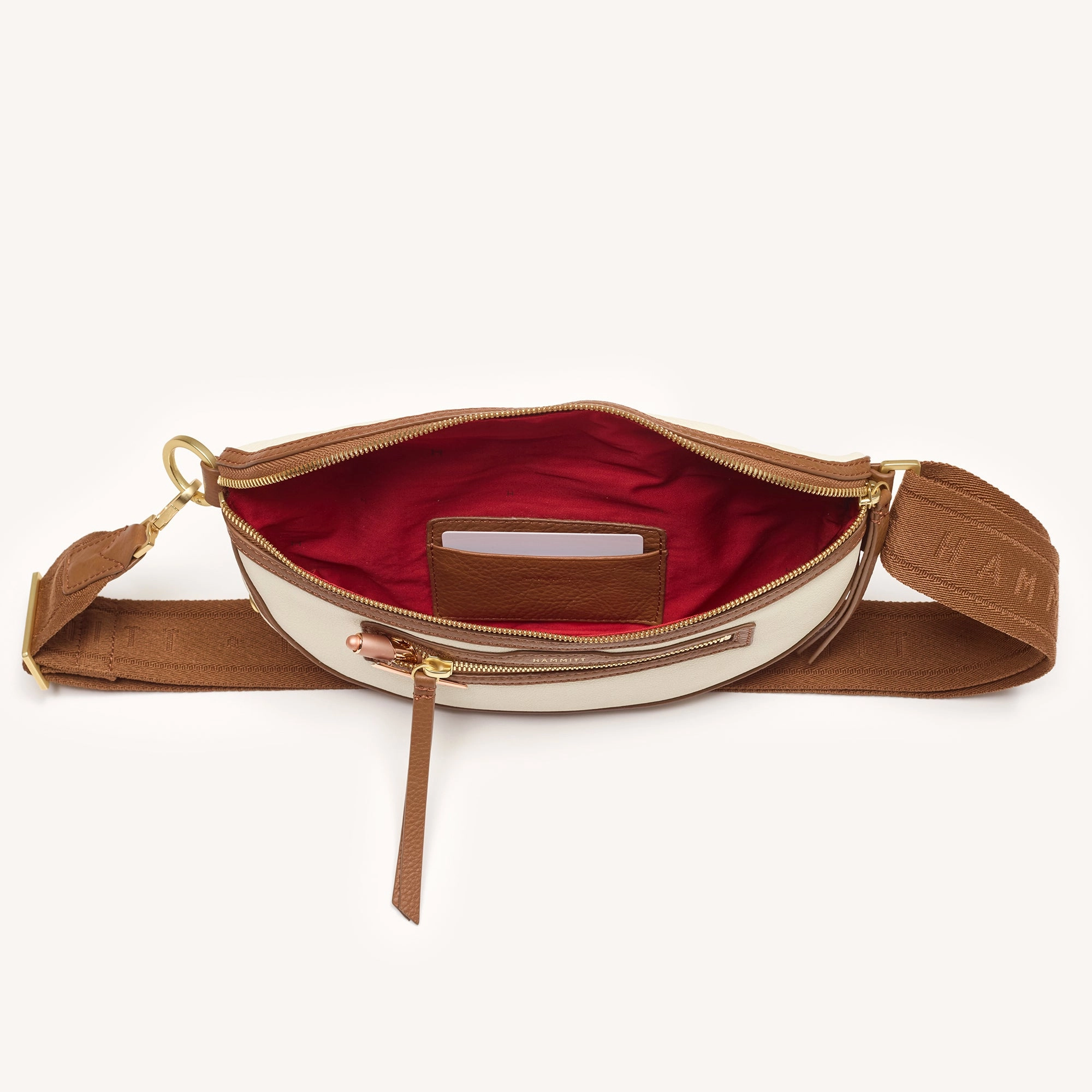 Charles Crossbody | Courtyard Cream/Brushed Gold | Med