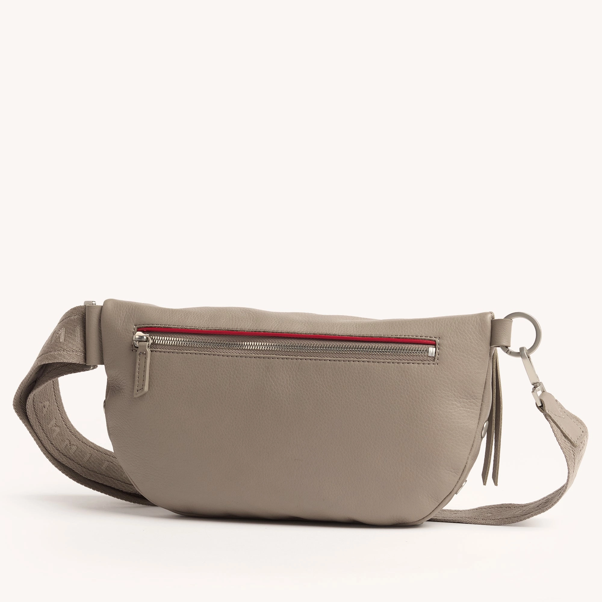 Charles Crossbody | Pewter Pebble/Brushed Silver | Lrg
