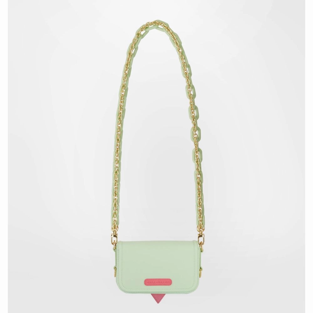 Chiara Ferragni Green Polyester Women Crossbody Bag
