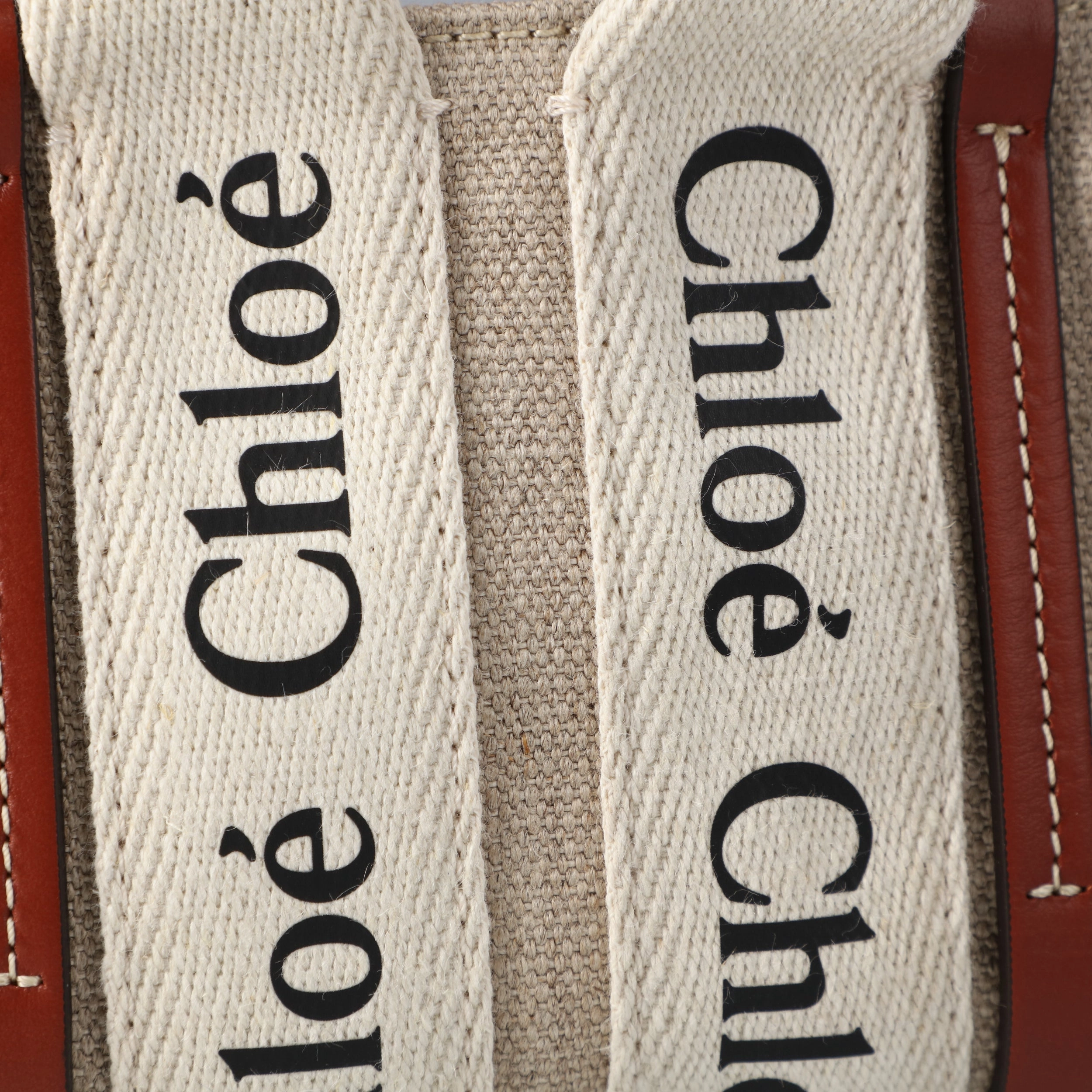 Chlo Woody Nano Tote Brown