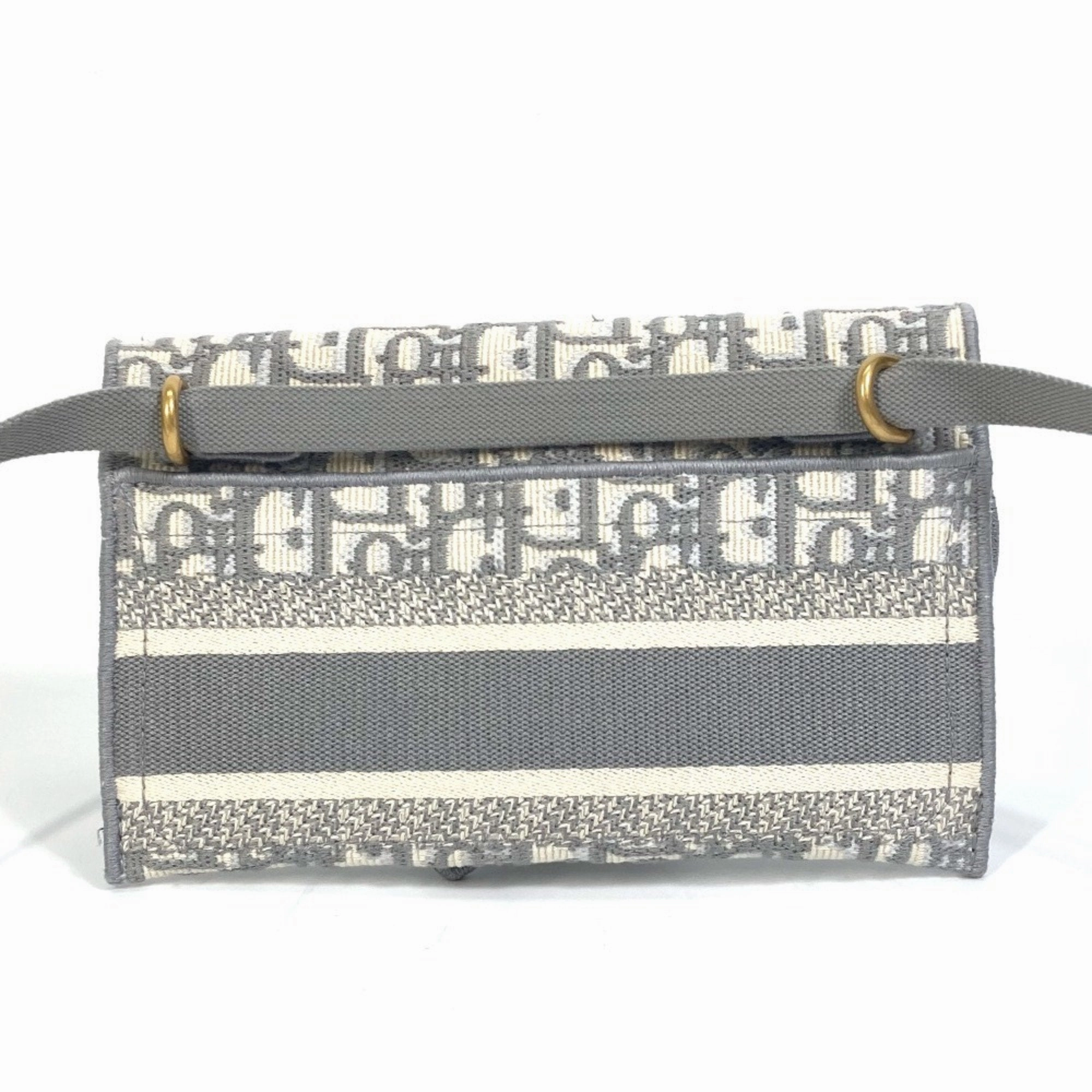 Christian Dior Jacquard Pouch Shoulder Bag (Pre-Owned)