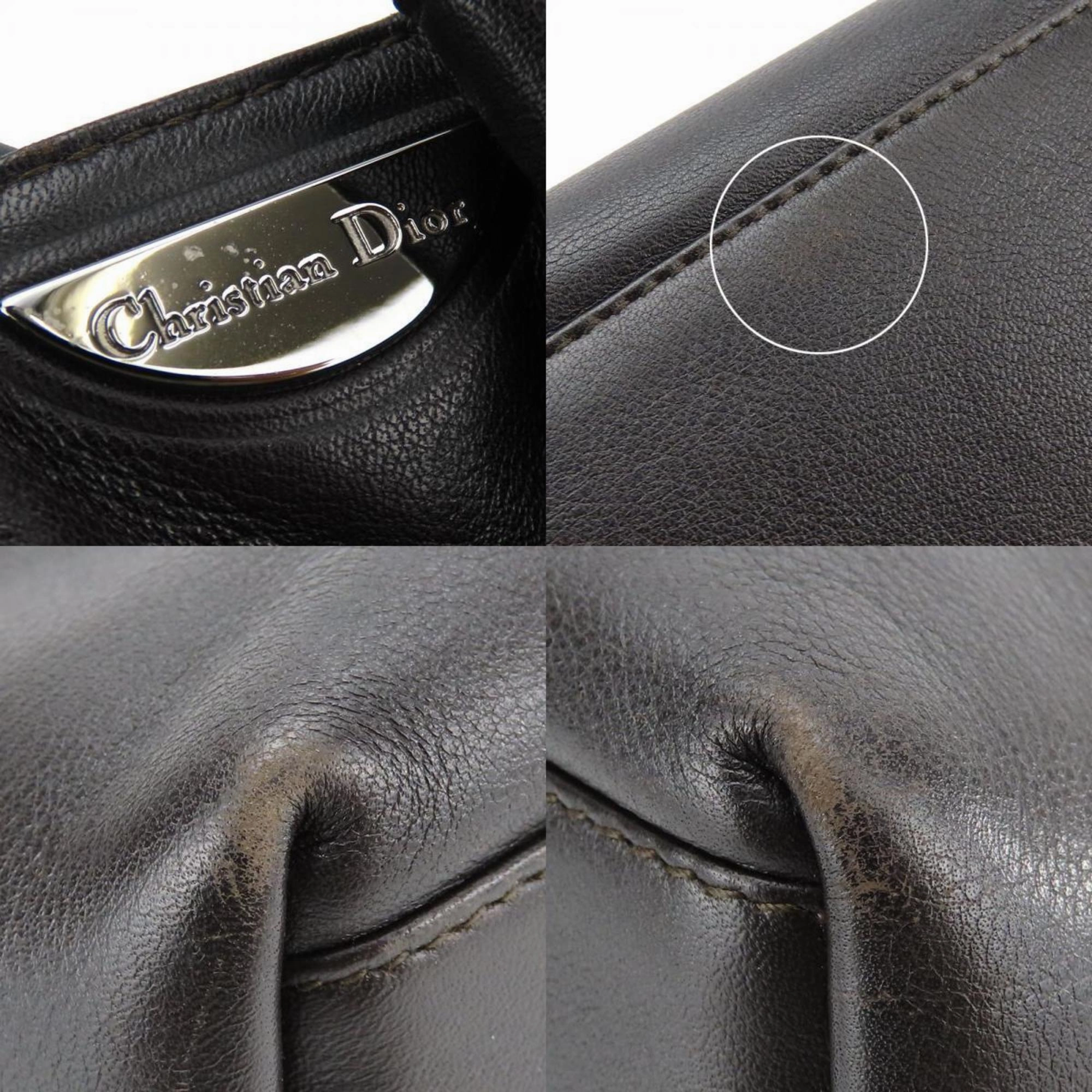 Christian Dior Leather Handbag (Pre-Owned)