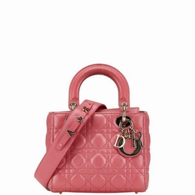 Christian Dior Leather Handbag Shoulder Bag (Pre-Owned)