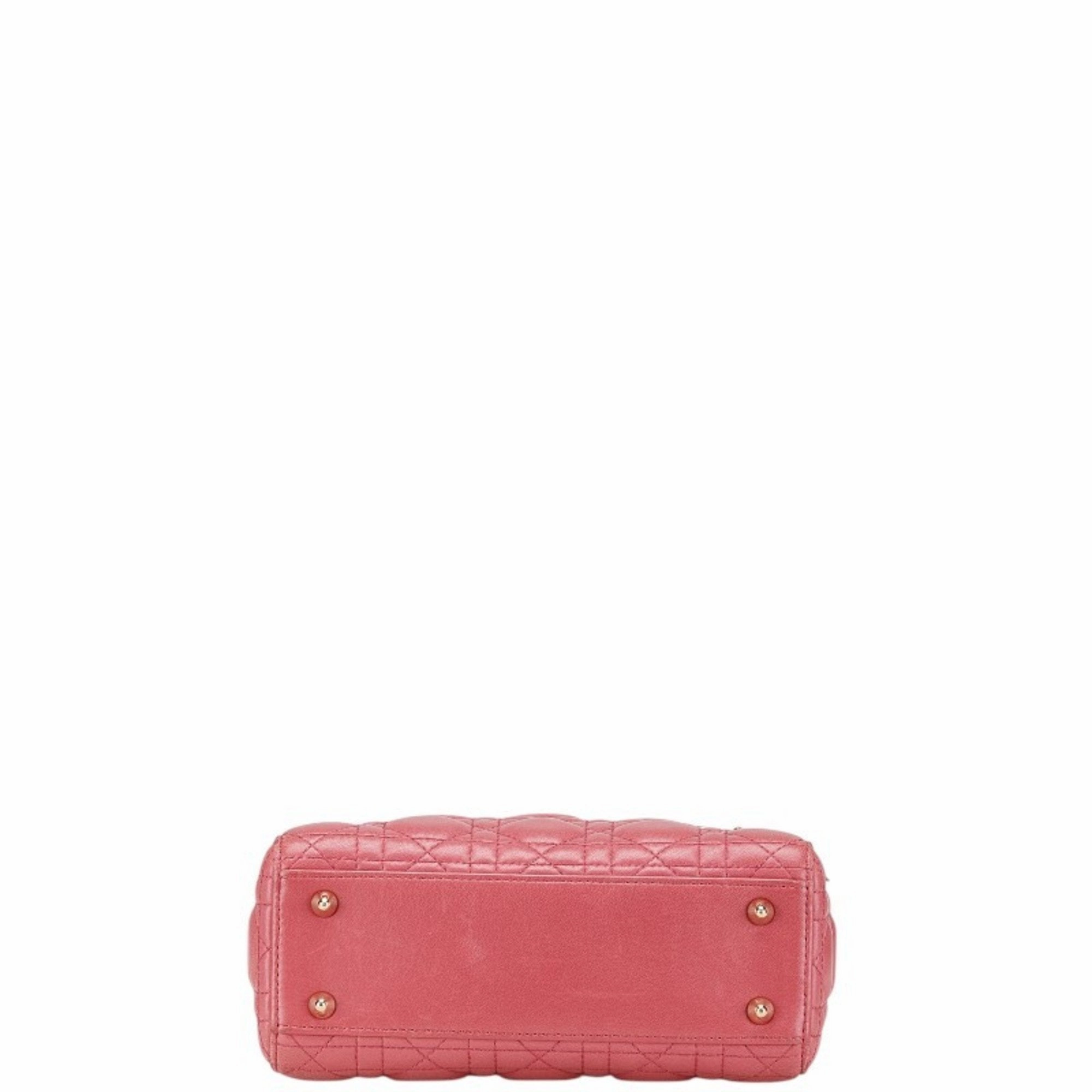 Christian Dior Leather Handbag Shoulder Bag (Pre-Owned)