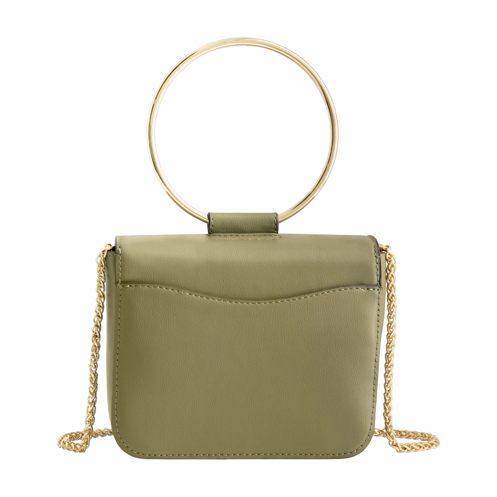 Christian Siriano New York Ring Handle Mini Flap Crossbody