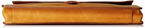 Claire Chase Madison Folio Briefcase, Saddle, One Size