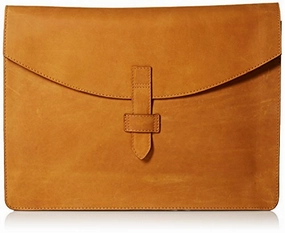 Claire Chase Madison Folio Briefcase, Saddle, One Size