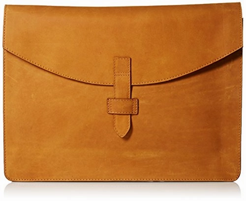 Claire Chase Madison Folio Briefcase, Saddle, One Size