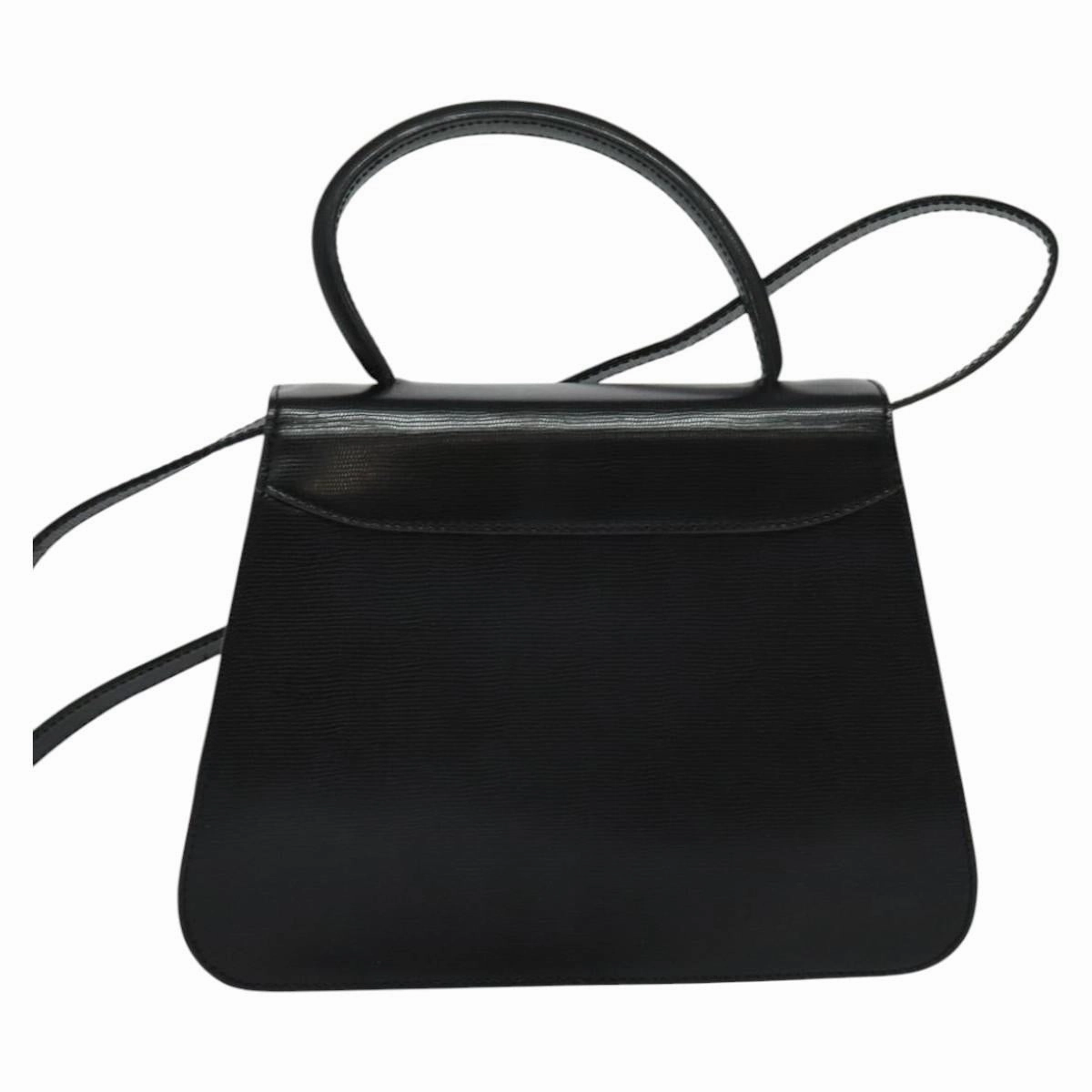 Cline Logo Du Cercle Leather Shoulder Bag (Pre-Owned)