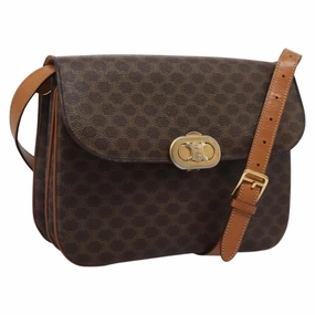 Cline Macadam Canvas Shoulder Bag (Pre-Owned)