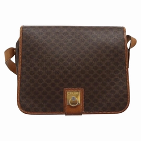 Cline Macadam Canvas Shoulder Bag (Pre-Owned)