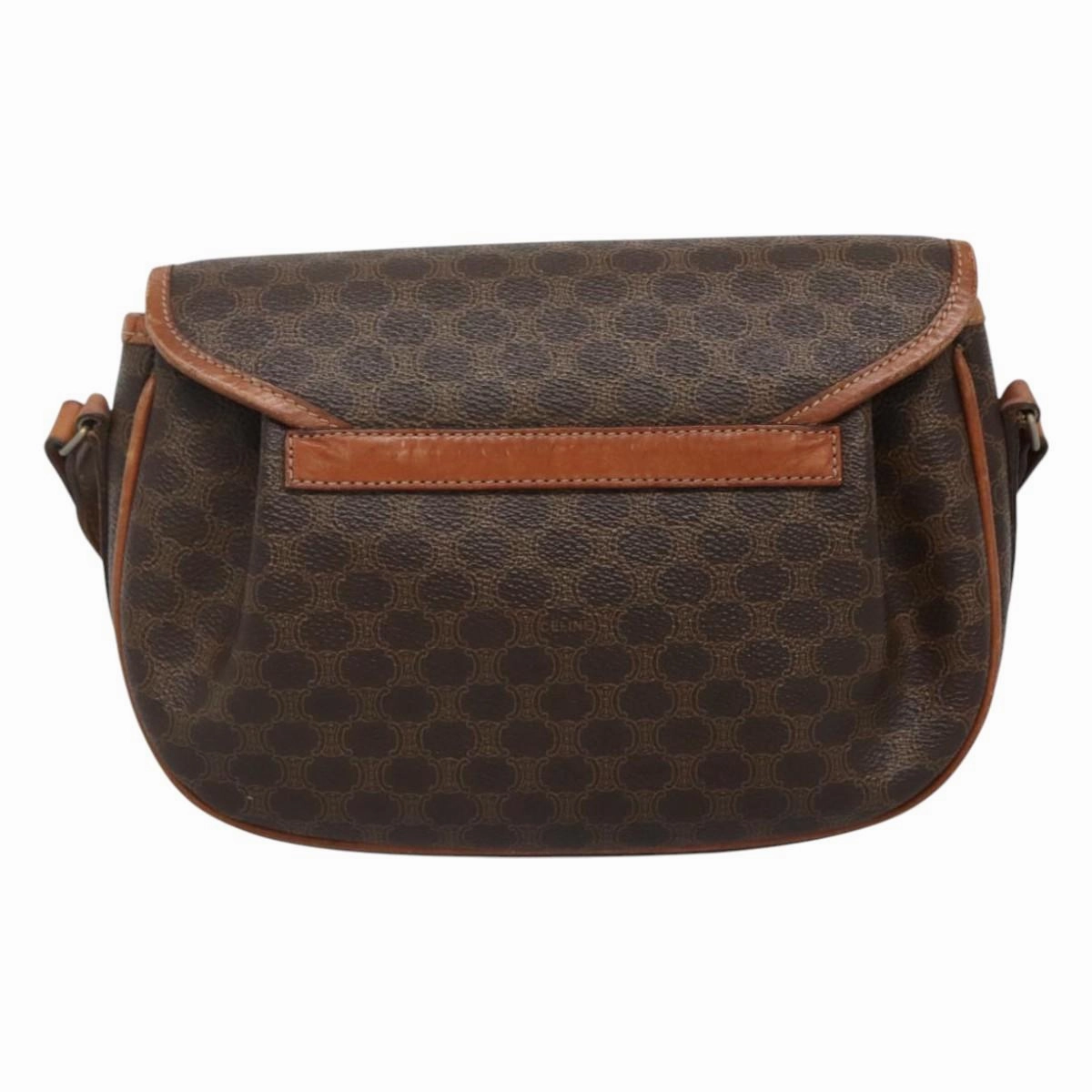 Cline Macadam Canvas Shoulder Bag (Pre-Owned)