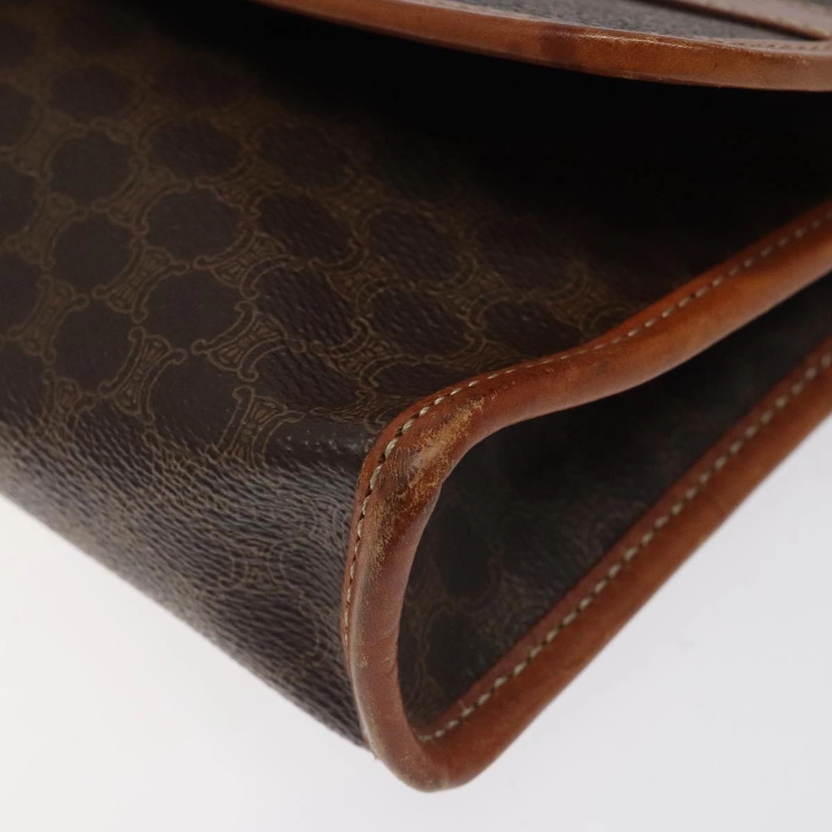 Cline Macadam Canvas Shoulder Bag (Pre-Owned)