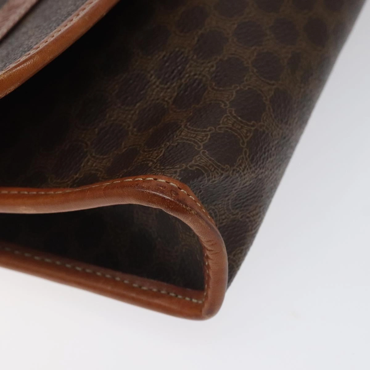 Cline Macadam Canvas Shoulder Bag (Pre-Owned)