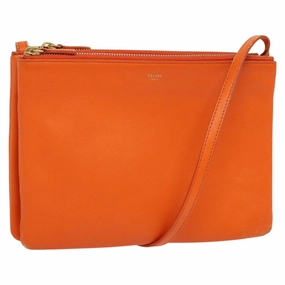 Cline Trio Leather Shoulder Bag (Pre-Owned)
