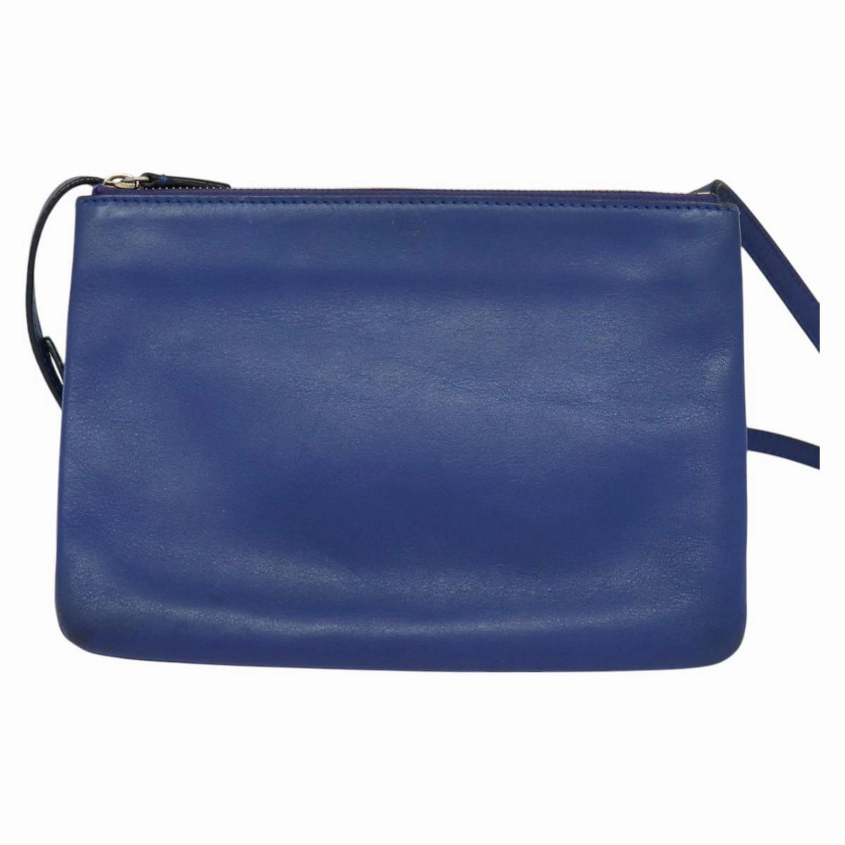 Cline Trio Leather Shoulder Bag (Pre-Owned)