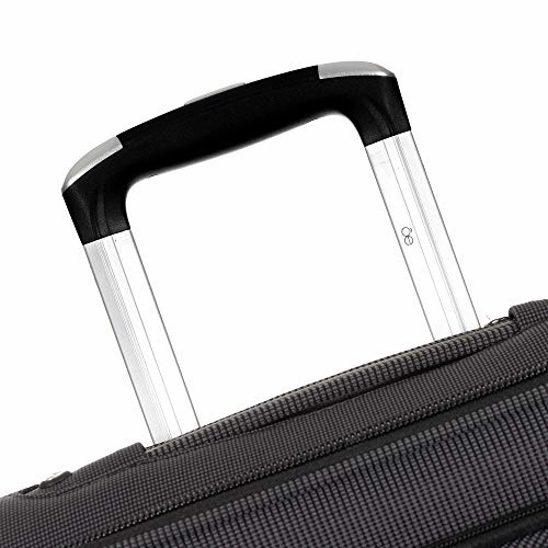 Cloe Checked Large 28 inch Luggage with 360-spinner wheels in Black Color