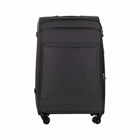 Cloe Checked Large 28 inch Luggage with 360-spinner wheels in Black Color