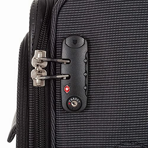 Cloe Checked Large 28 inch Luggage with 360-spinner wheels in Black Color