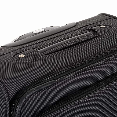 Cloe Checked Large 28 inch Luggage with 360-spinner wheels in Black Color