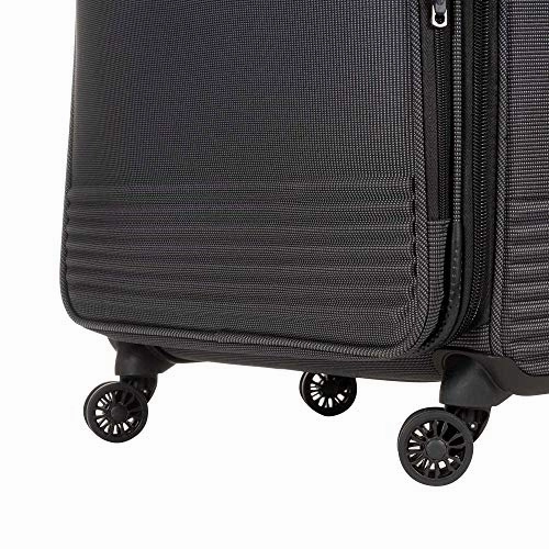 Cloe Checked Large 28 inch Luggage with 360-spinner wheels in Black Color
