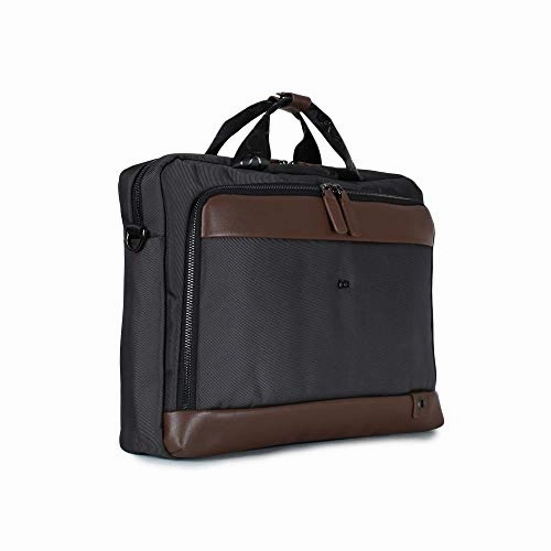 Cloe Uomo Water Resistant Laptop Briefcase in Brown Color