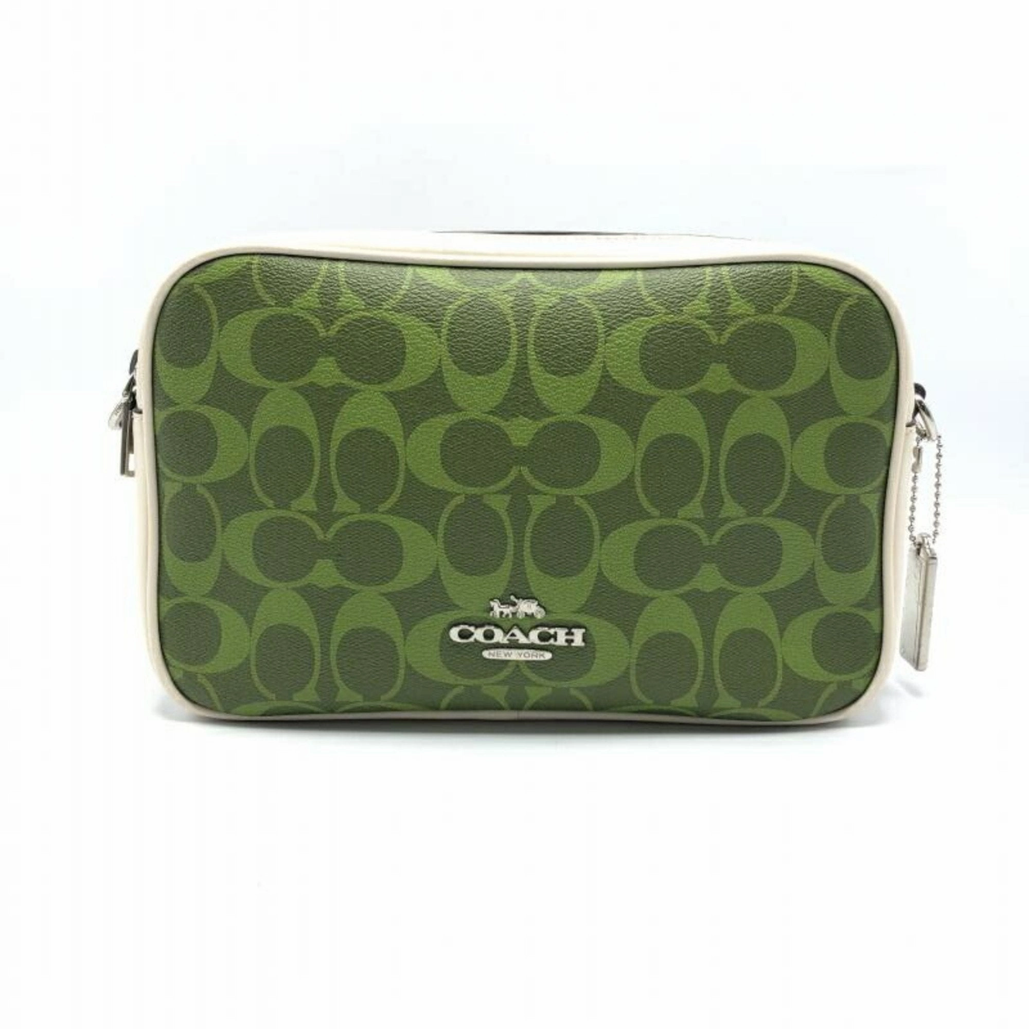 Coach blue  Signature Line Shoulder Bag (Pre-Owned)