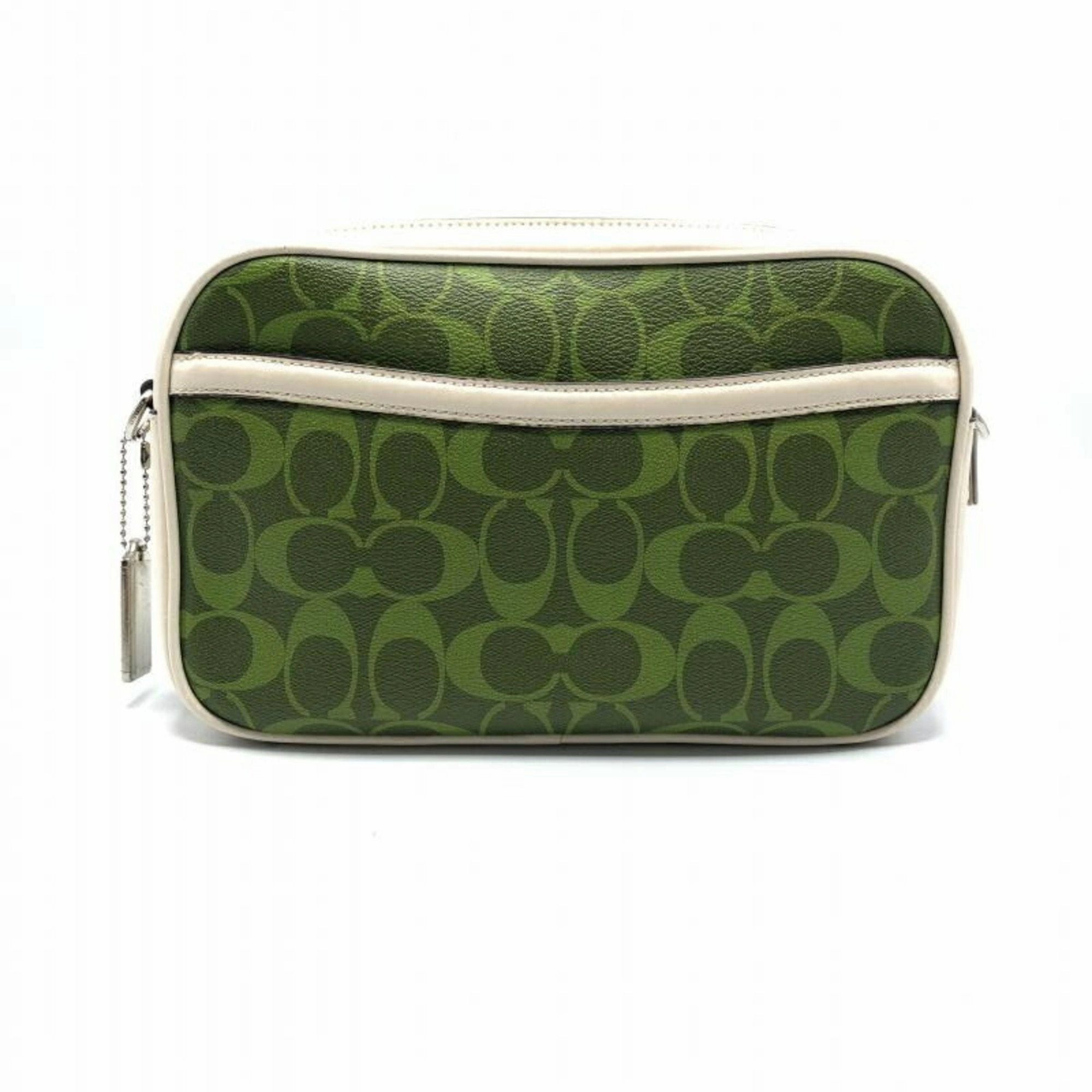 Coach blue  Signature Line Shoulder Bag (Pre-Owned)