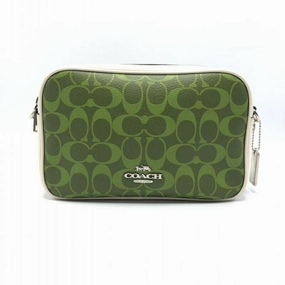 Coach blue  Signature Line Shoulder Bag (Pre-Owned)