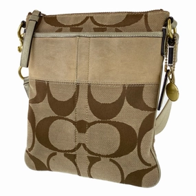 Coach Canvas Pochette Shoulder Bag (Pre-Owned)