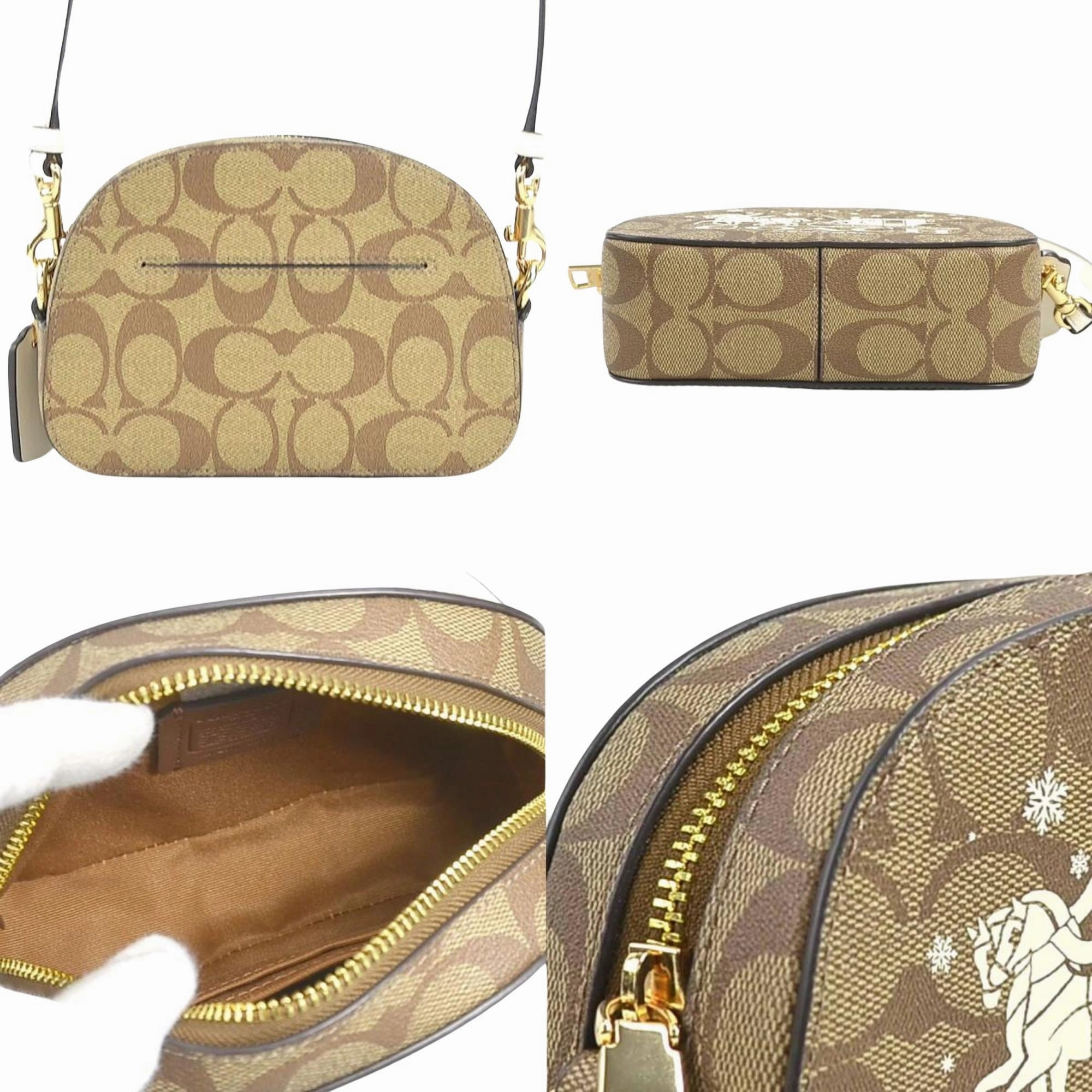 Coach  Canvas Shoulder Bag (Pre-Owned)