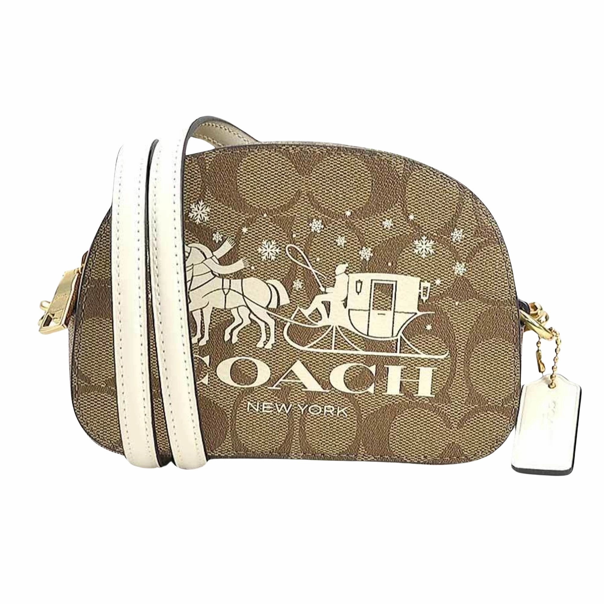 Coach  Canvas Shoulder Bag (Pre-Owned)