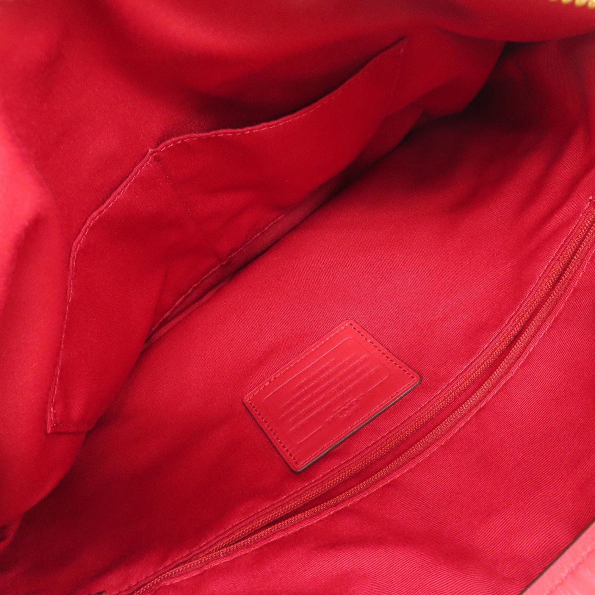 Coach  Color Canvas Shoulder Bag (Pre-Owned)