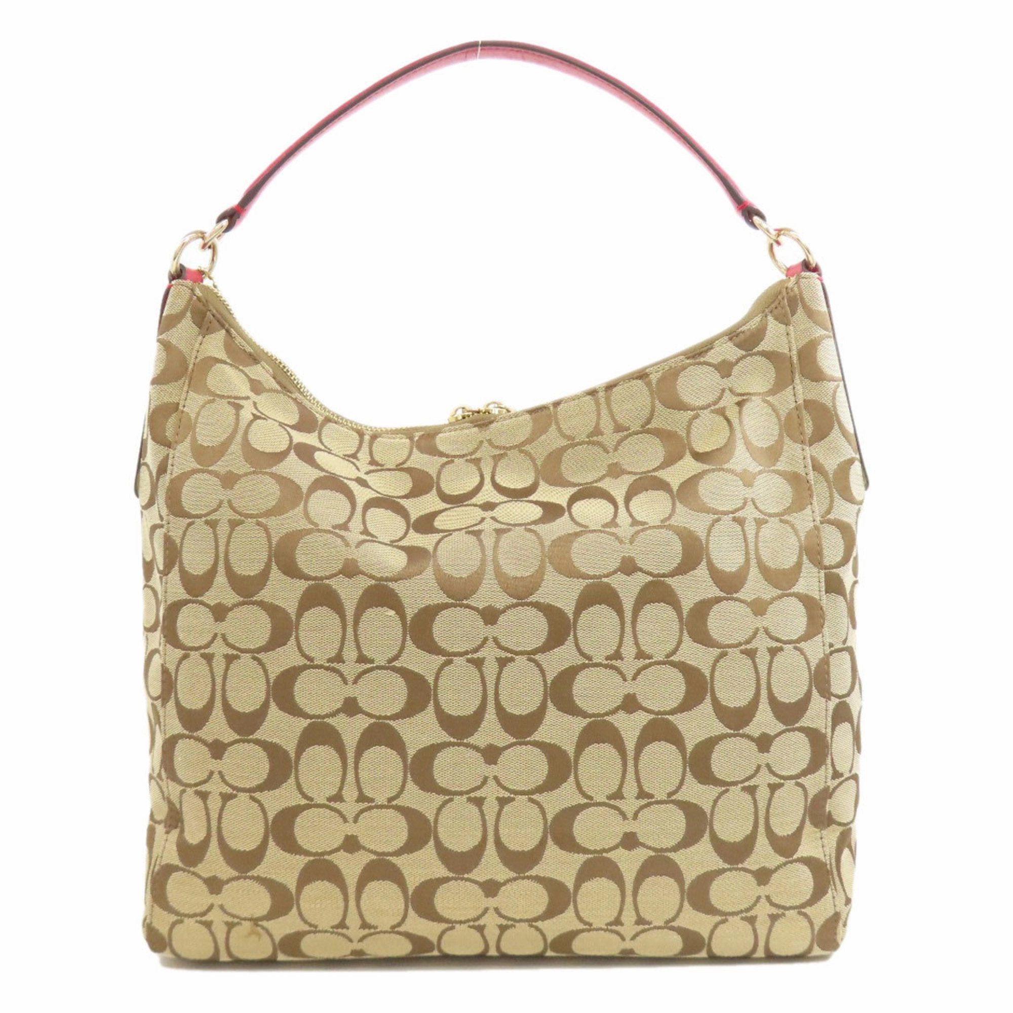 Coach  Color Canvas Shoulder Bag (Pre-Owned)