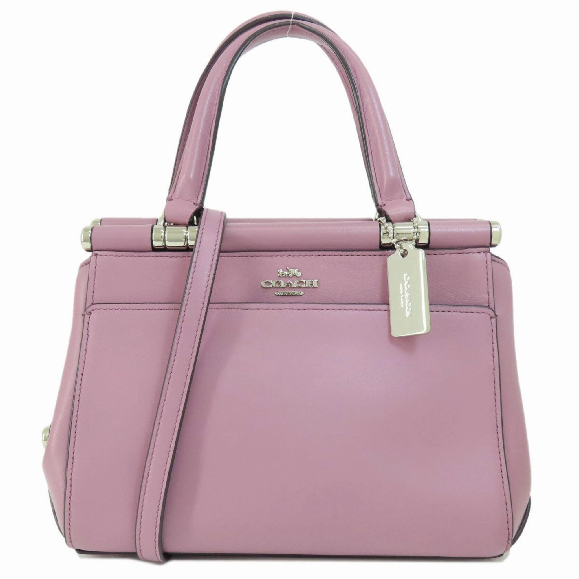 Coach  Leather Handbag (Pre-Owned)