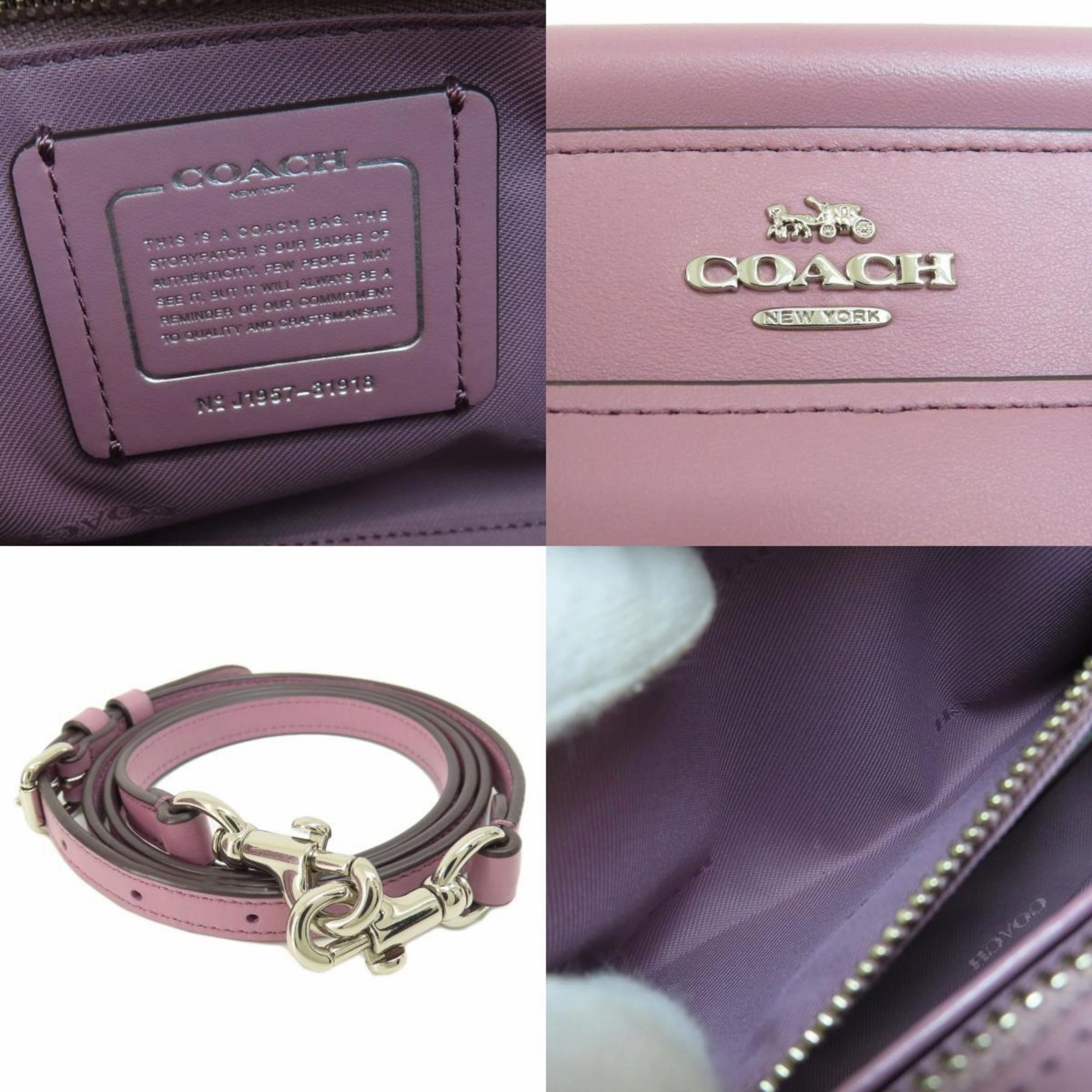 Coach  Leather Handbag (Pre-Owned)