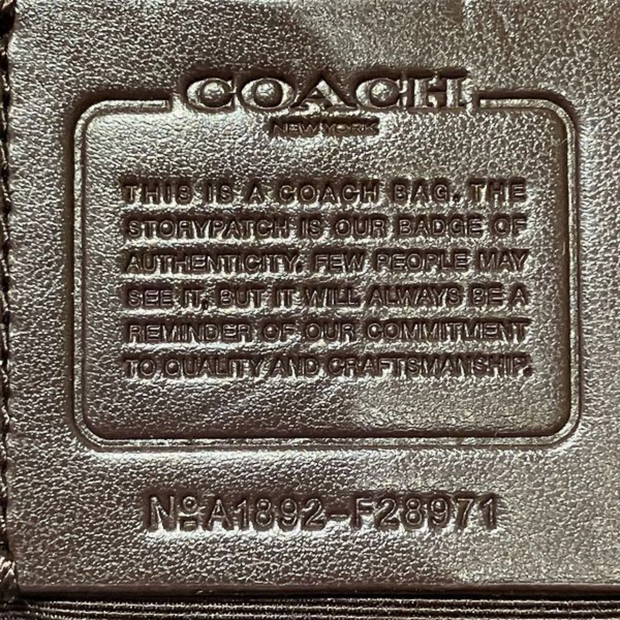 Coach  Leather Handbag (Pre-Owned)