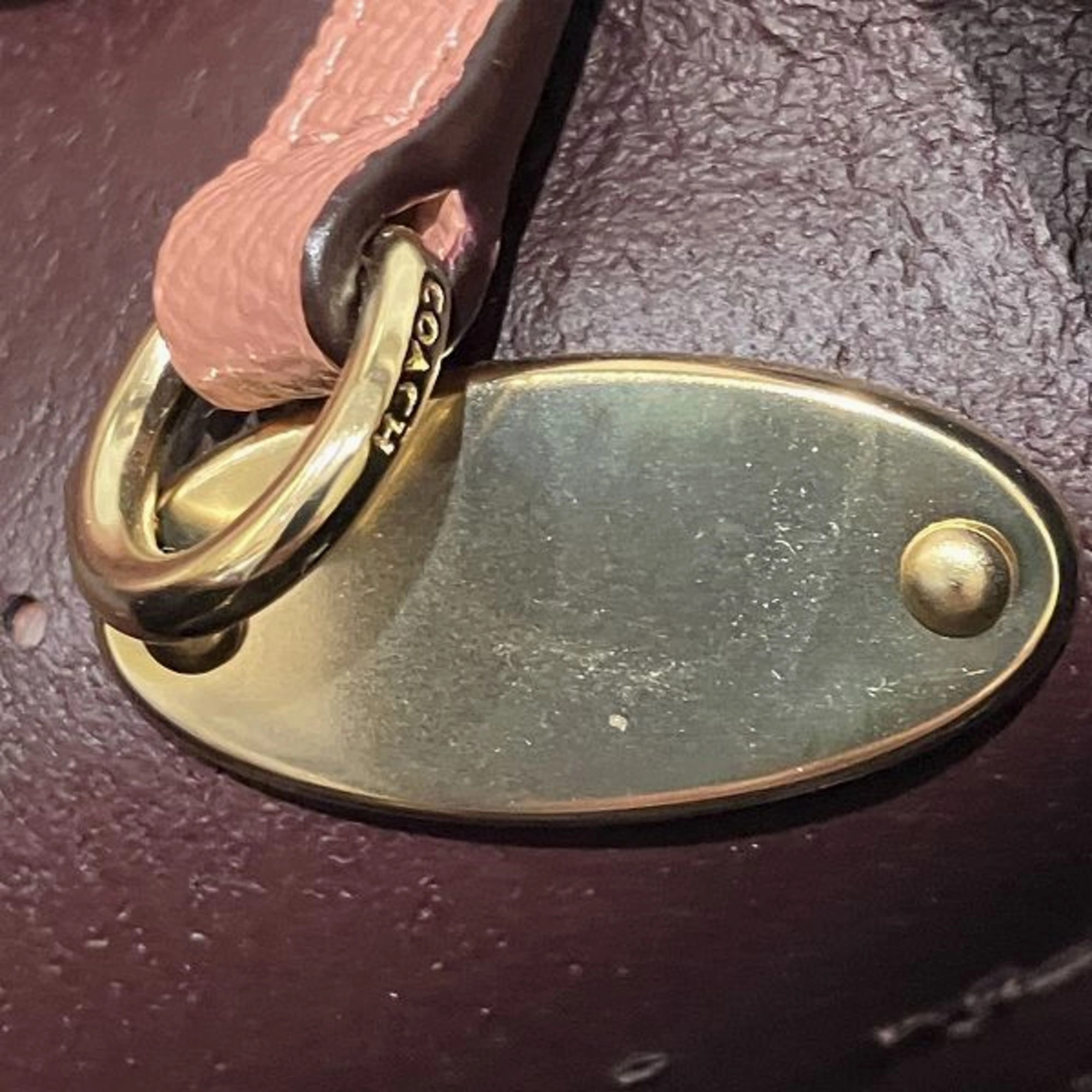 Coach  Leather Handbag (Pre-Owned)