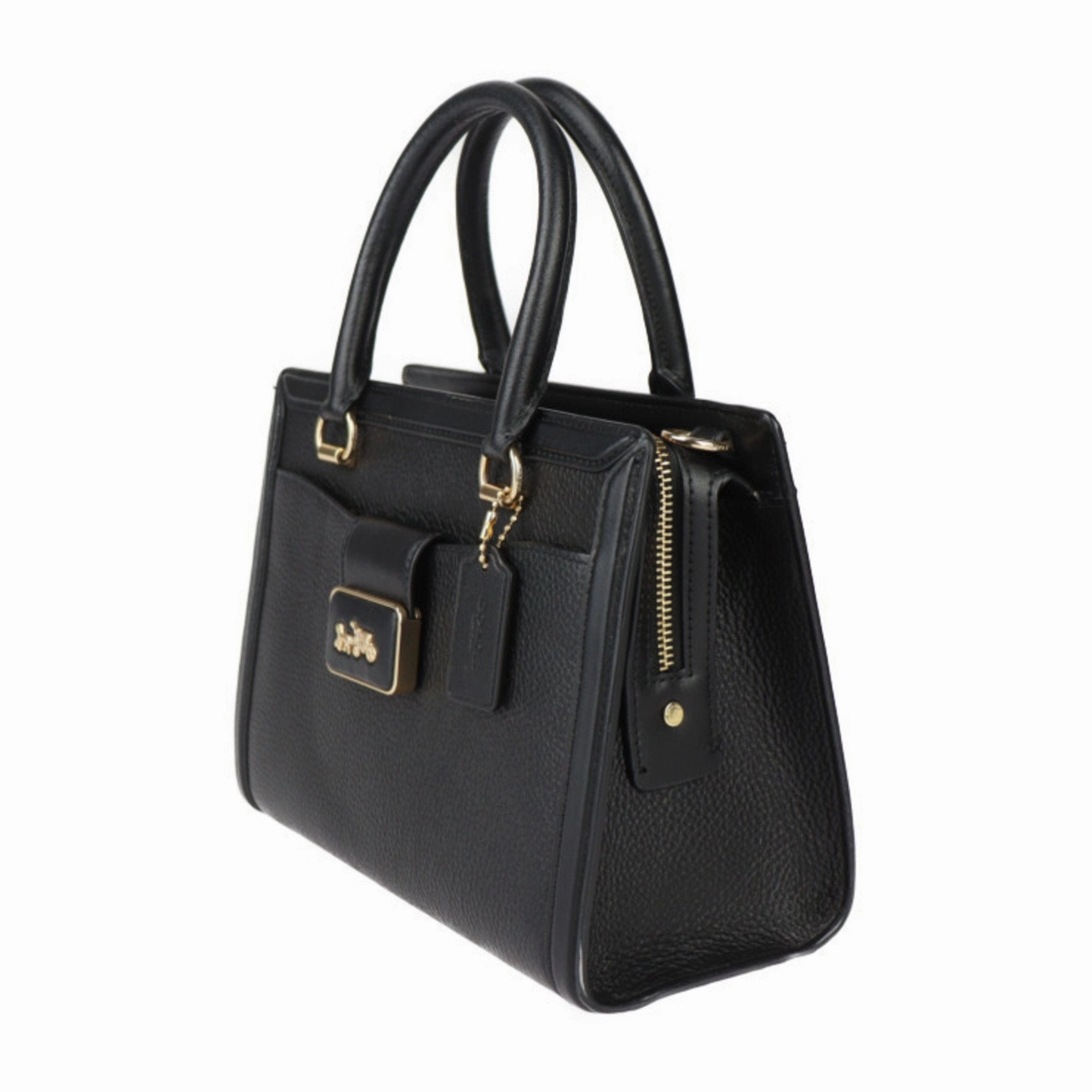 Coach  Leather Handbag Shoulder Bag Tote Bag (Pre-Owned)