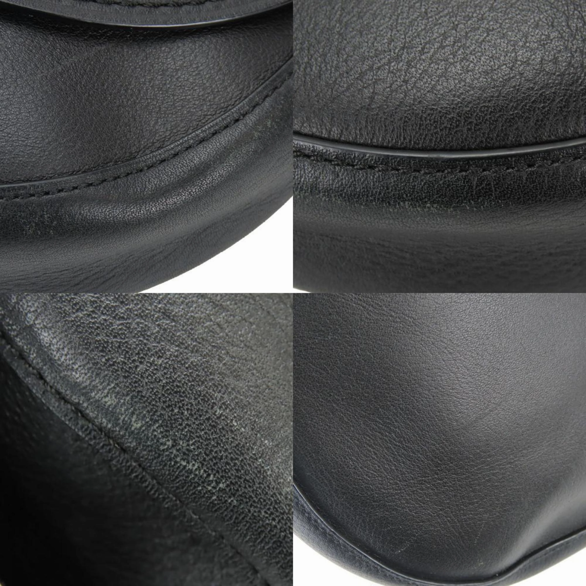 Coach Leather Pochette Shoulder Bag (Pre-Owned)