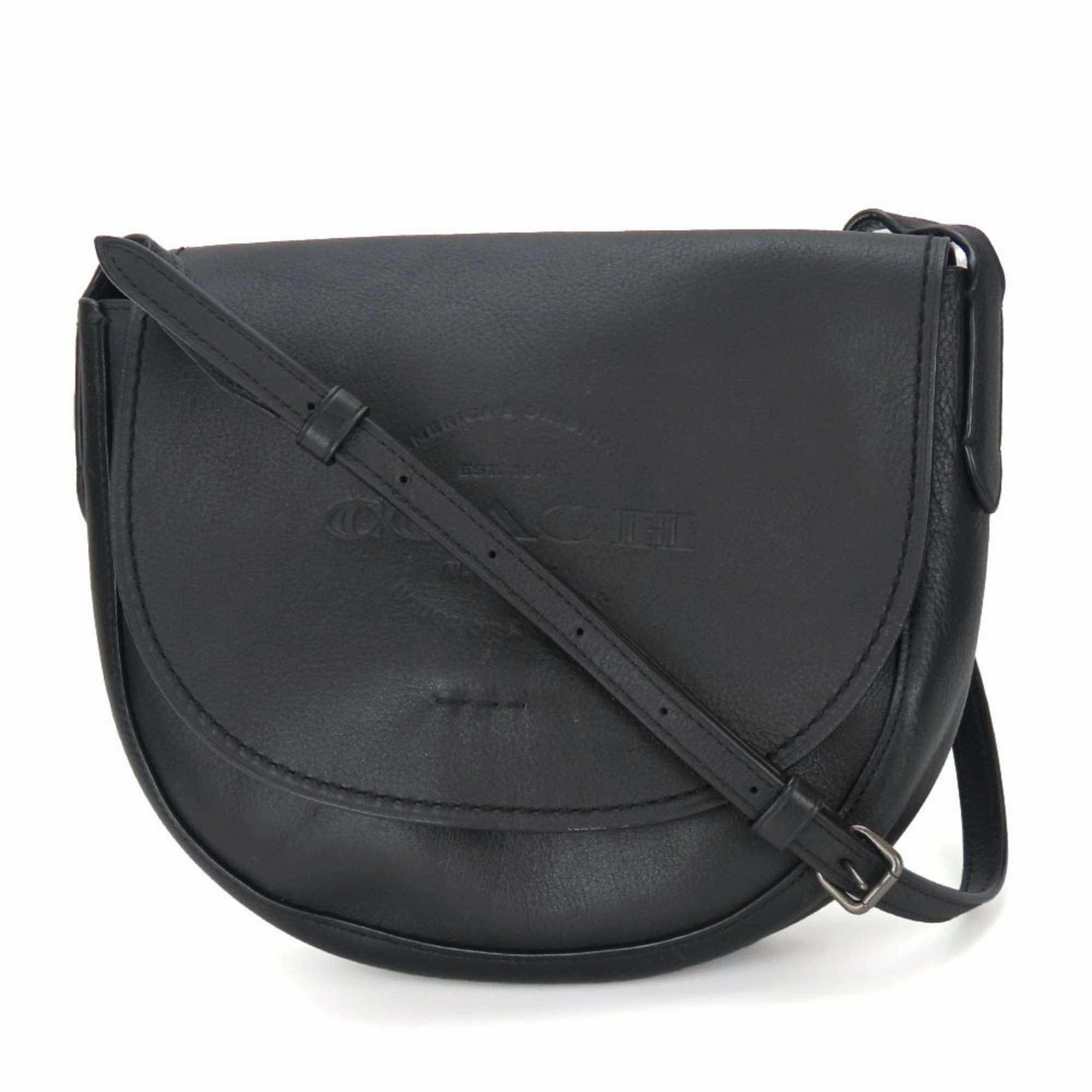 Coach Leather Pochette Shoulder Bag (Pre-Owned)